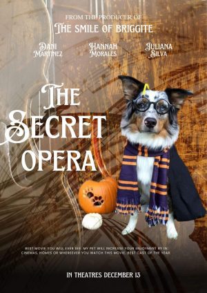 THE SECRET OPERA: Personalized Dog Movie Poster