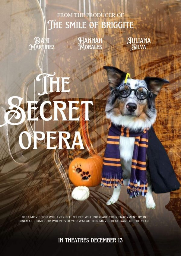 THE SECRET OPERA: Personalized Dog Movie Poster