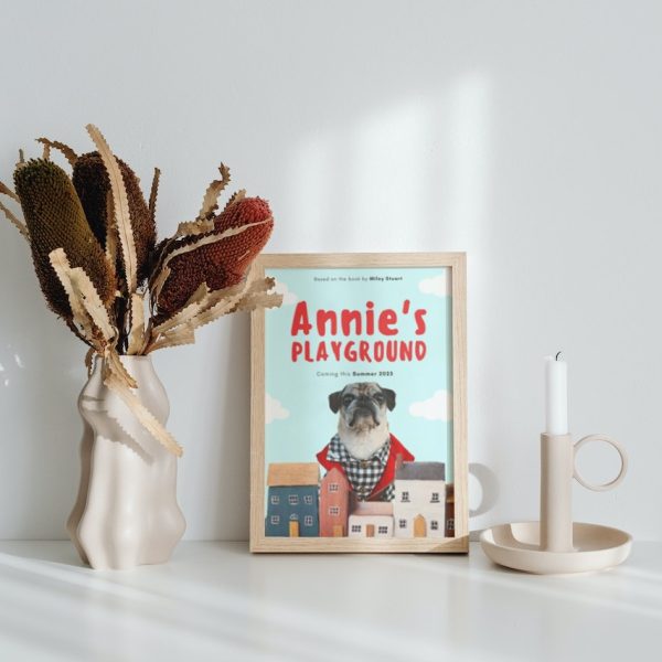 Annie's Playground Personalized Dog Movie Canvas