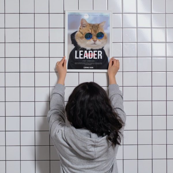 BAD LEADER Cat Movie Poster