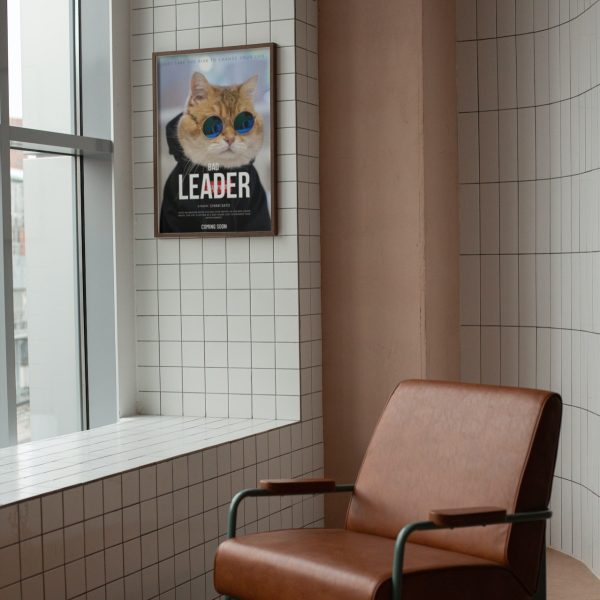 BAD LEADER Personalized Cat Movie Canvas