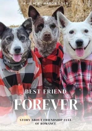 BEST FRIEND FOREVER Personalized Dog Movie Poster