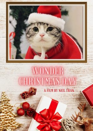 Cat on Christmas: Personalized Cat Movie Poster