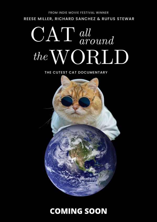 CAT WORLD: Personalized Cat Movie Poster