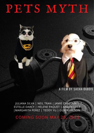 PETS MYTH: Personalized Dog Movie Poster