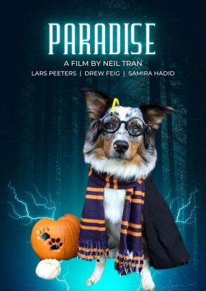 PARADISE: Personalized Dog Movie Poster