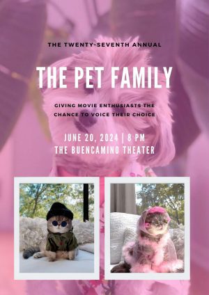 THE PET FAMILY: Personalized Cat Movie Poster