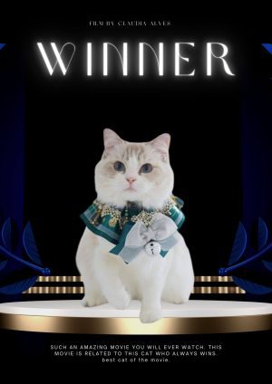 WINNER: Personalized Cat Movie Poster