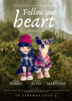 Follow our Heart: Personalized Dog Movie Poster