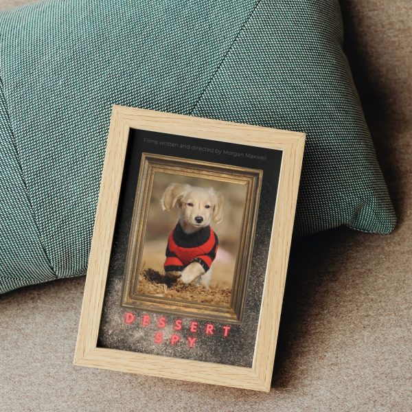 DESSERT SPY Personalized Dog Movie Canvas