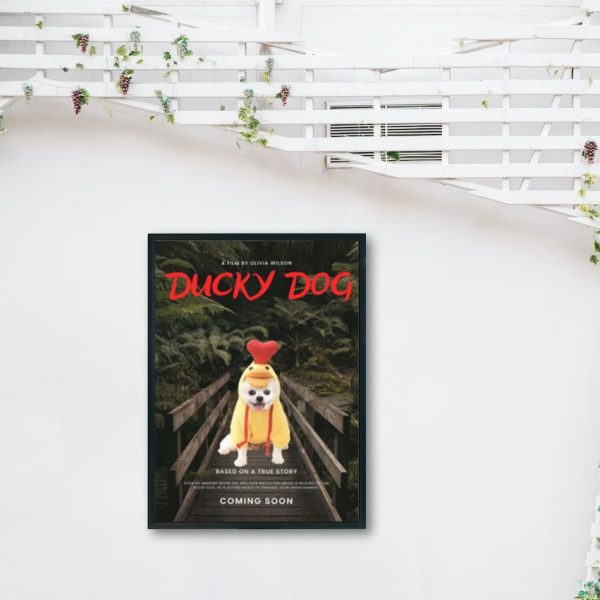 DUCKY DOG Dog Movie Poster