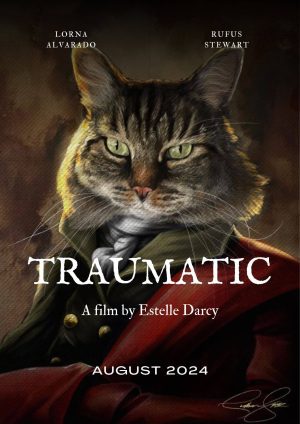 TRAUMATIC: Personalized Cat Movie Poster