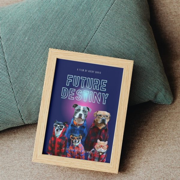 FUTURE DESTINY Personalized Dog Movie Canvas