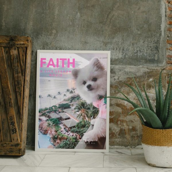 FAITH: Personalized Cat Movie Poster