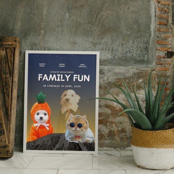 FAMILY FUN: Personalized Dog Movie Poster