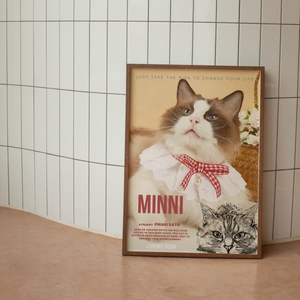 MINNI Personalized Cat Movie Canvas