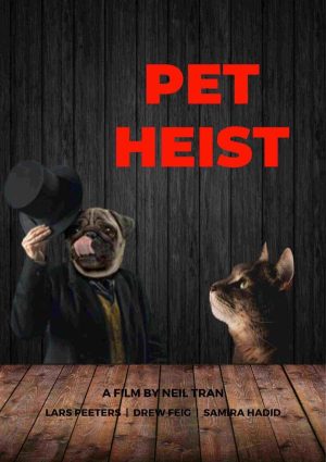 PET HEIST Personalized Dog Movie Poster