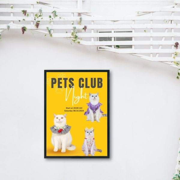 PETS CLUB Cat Movie Poster