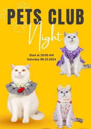 PETS CLUB Personalized Cat Movie Poster