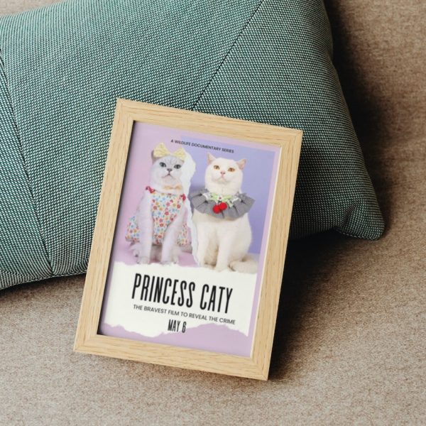 PRINCESS CAT Personalized Cat Movie Canvas