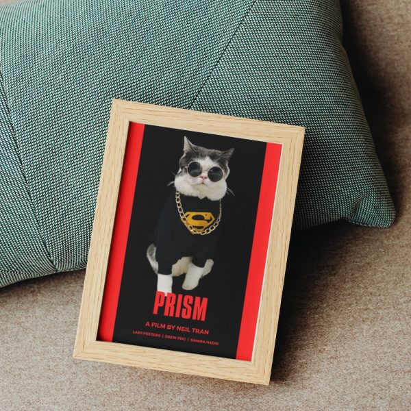 PRISM Personalized Cat Movie Canvas