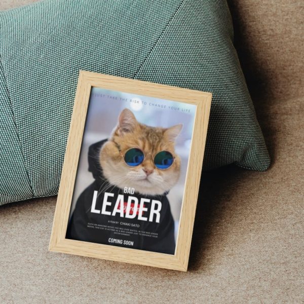 Personalized Cat Movie Canvas