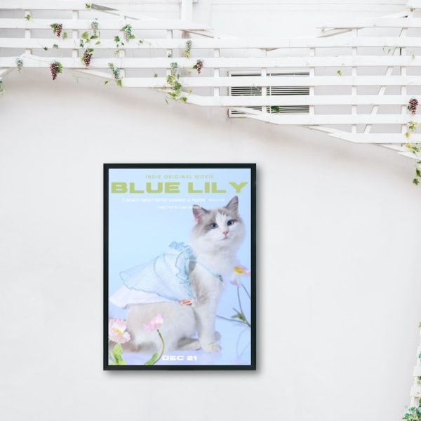 Personalized Cat Movie Poster