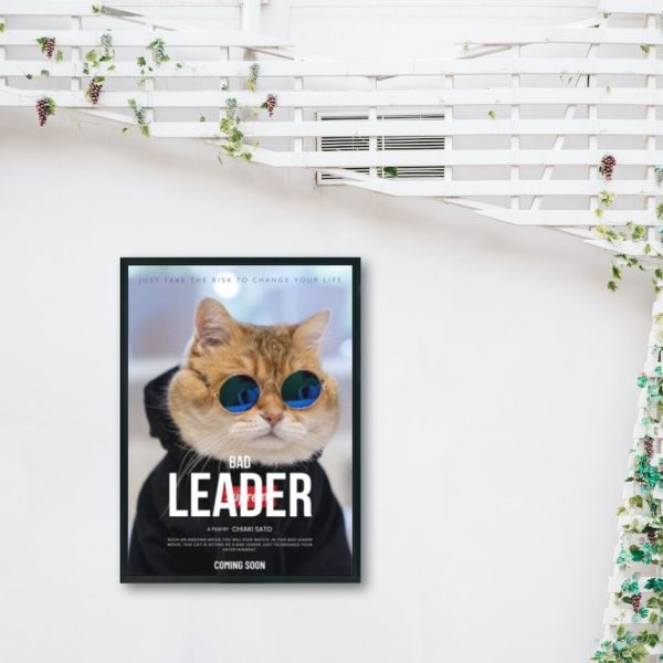 Personalized Cat Movie Poster