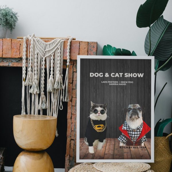 Personalized Dog Movie Canvas