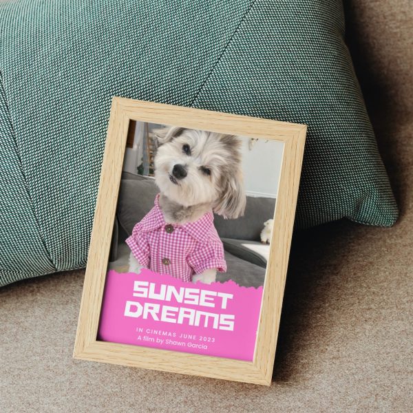 Personalized Dog Movie Canvas