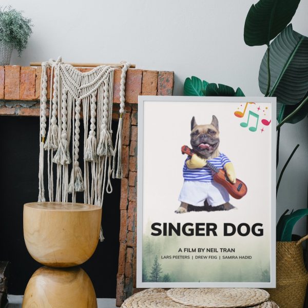 SINGER DOG Dog Movie Poster