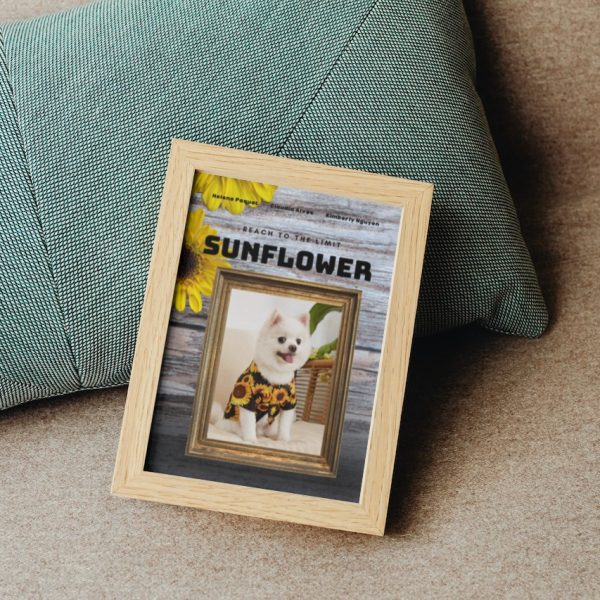 SUNFLOWER Personalized Dog Movie Canvas