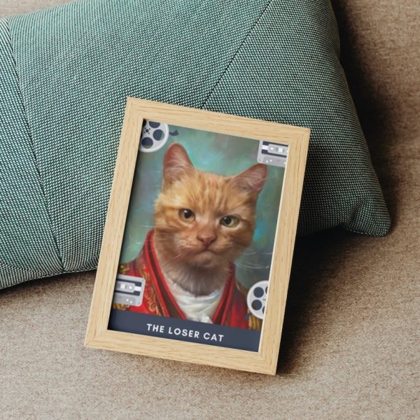 THE LOSER CAT Personalized Cat Movie Canvas