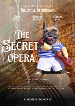 THE SECRET OPERA Personalized Dog Movie Poster