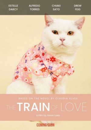 TRAIN OF LOVE Personalized Cat Movie Poster