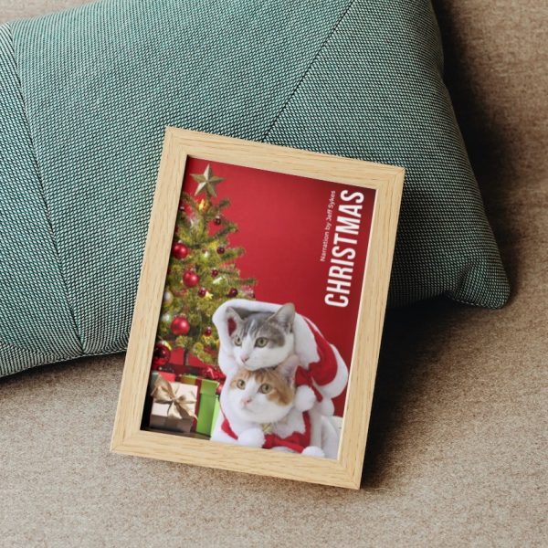 CHRISTMAS: Personalized Cat Movie Poster