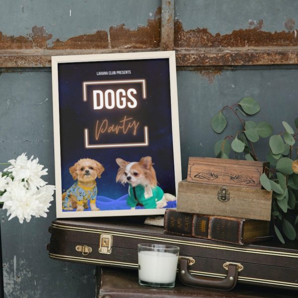 Dogs Party: Personalized Dogs Movie Poster