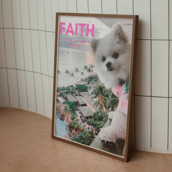 FAITH: Personalized Cat Movie Poster