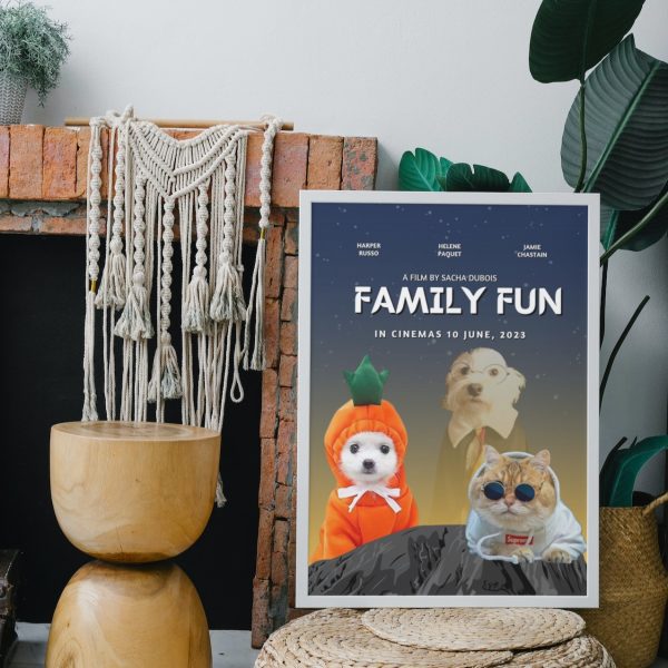 FAMILY FUN: Personalized Dog Movie Poster