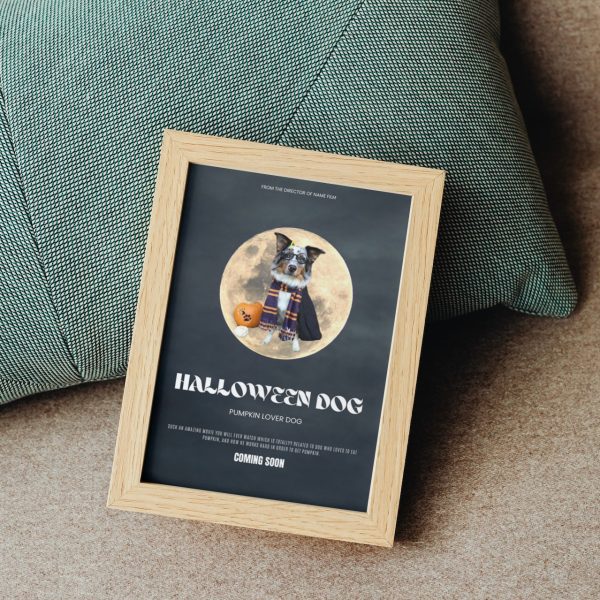 HALLOWEEN DOG: Personalized Dog Movie Poster