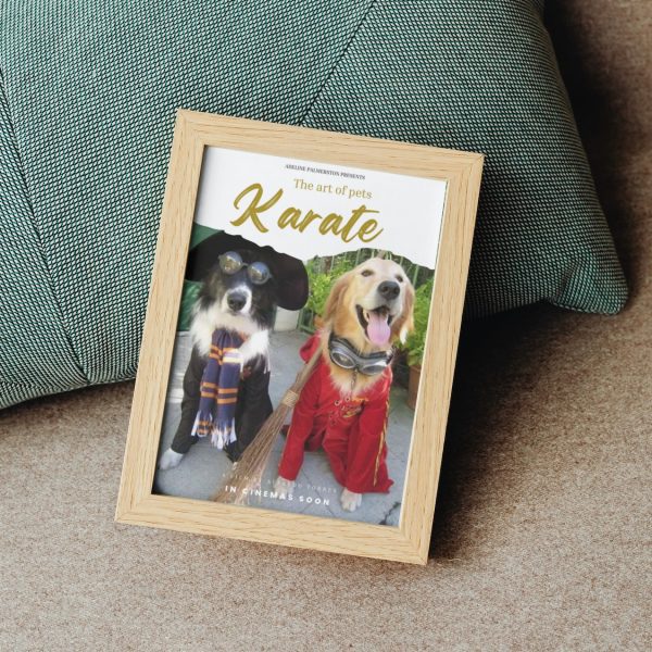 KARATE: Personalized Dog Movie Poster