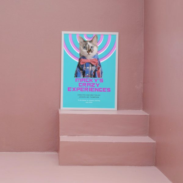 MACKY’S EXPERIENCE: Personalized Cat Movie Poster