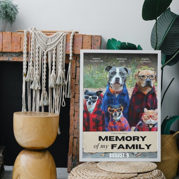 MEMORY: Personalized Dog Movie Poster