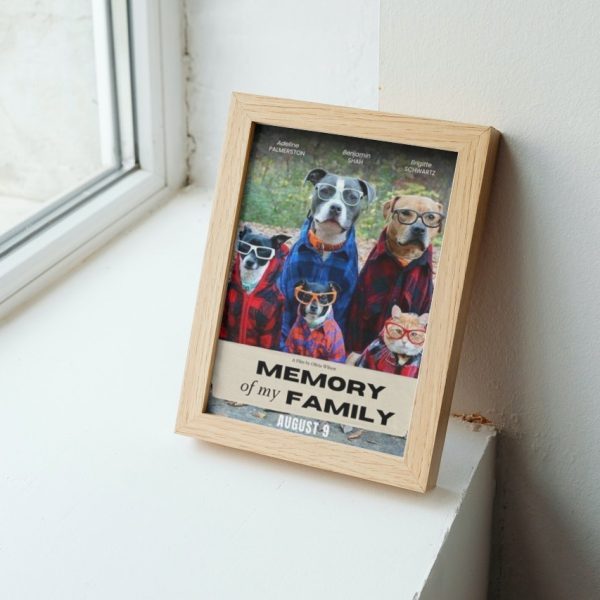 MEMORY: Personalized Dog Movie Poster