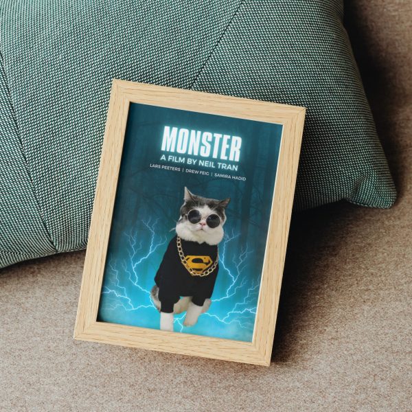 Monster: Personalized Cat Movie Poster