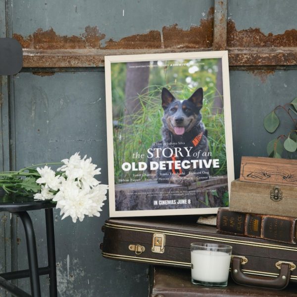 OLD DETECTIVE: Personalized Dog Movie Poster