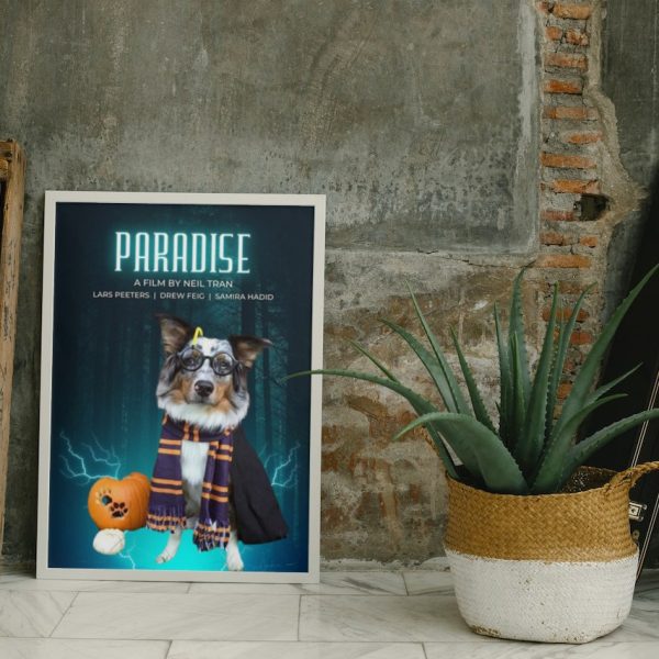 PARADISE: Personalized Dog Movie Poster