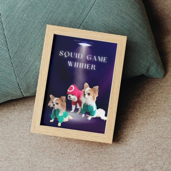 SQUID GAME: Personalized Dog Movie Poster