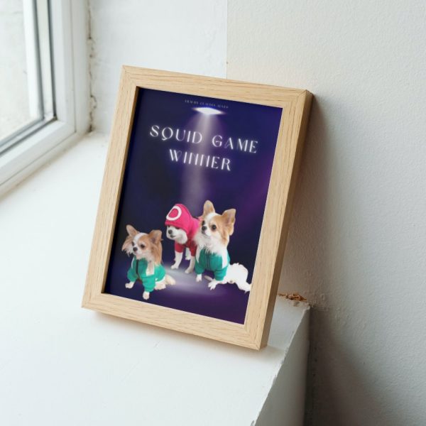 SQUID GAME: Personalized Dog Movie Poster