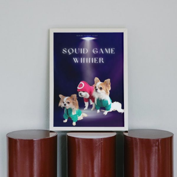 SQUID GAME: Personalized Dog Movie Poster